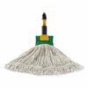 Rubbermaid Commercial Web Foot BLEND SHRINKLESS Mop Head, Cotton/Synthetic, Small, Green, 6PK FGA25106GR00